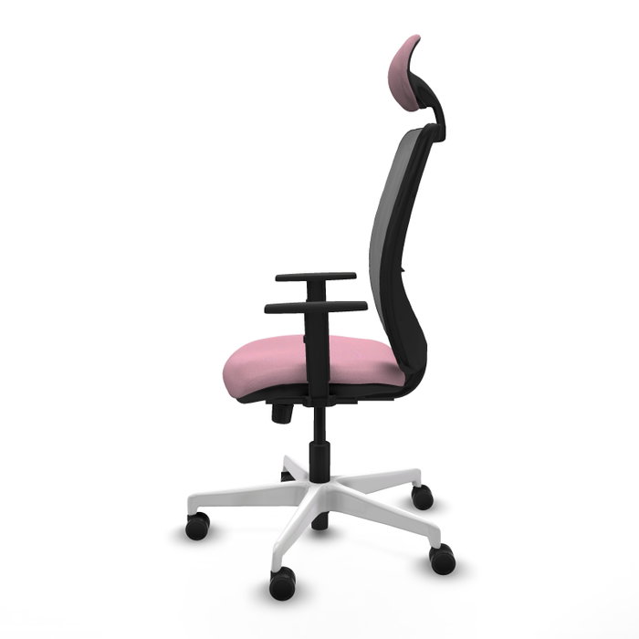 PIQUERAS Y CRESPO Silla de oficina Zulema Rosa y Gris PIQUERAS Y CRESPO Silla de oficina Zulema Rosa y Gris
