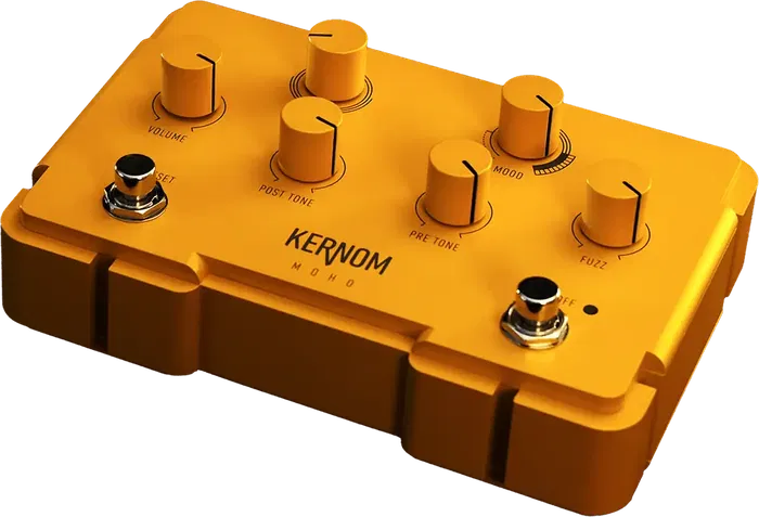 Kernom Pedal Moho Fuzz Kernom Analógico Red Dot 2023 Con EQ Avanzada Y MIDI