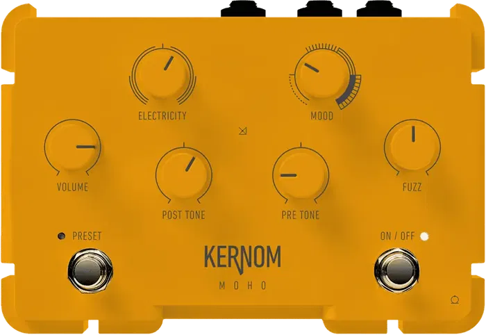 Kernom Pedal Moho Fuzz Kernom Analógico Red Dot 2023 Con EQ Avanzada Y MIDI