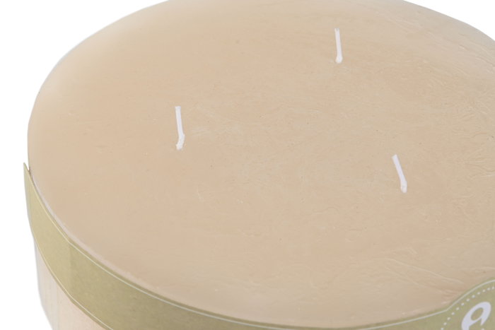 DKD Home Decor Vela Pilar de Parafina Crudo, 1850g