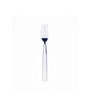 Mepra Tenedor Postre Mediterranea Cubertería de Acero Inoxidable 18/10 Pulido Espejo, Largo 18 cm (Set de 12)