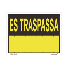 Normaluz Rótulo es traspassa PVC 0.4mm 35x45cm