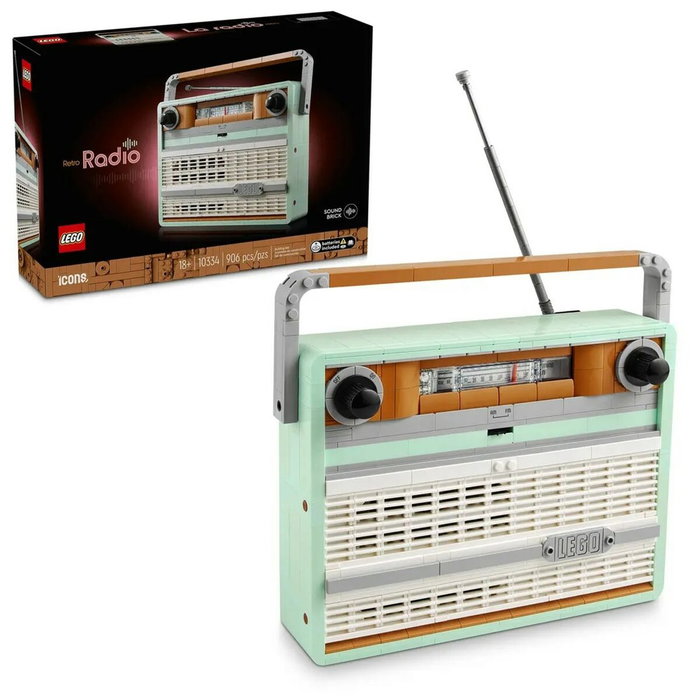 LEGO Icons 10334 Radio w stylu retro LEGO Icons 10334 Radio w stylu retro