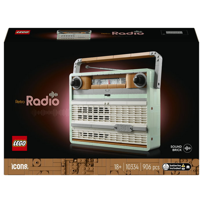 LEGO Icons 10334 Radio w stylu retro LEGO Icons 10334 Radio w stylu retro