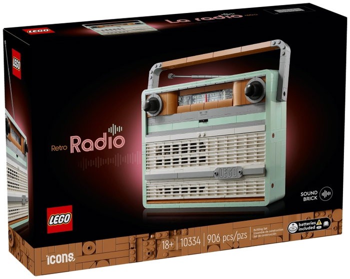 LEGO Icons 10334 Radio w stylu retro LEGO Icons 10334 Radio w stylu retro