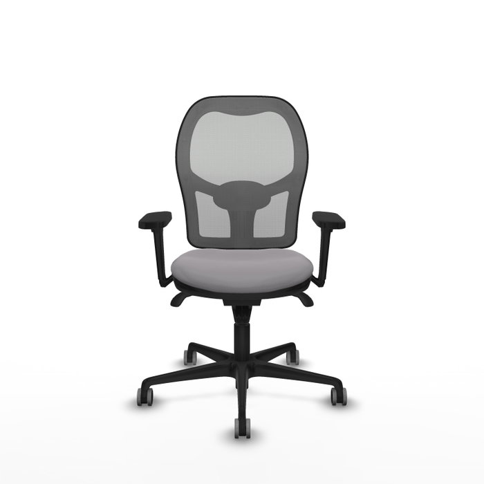 PIQUERAS Y CRESPO Silla de oficina Jorquera con mecanismo Sincro y Brazos 3D Gris