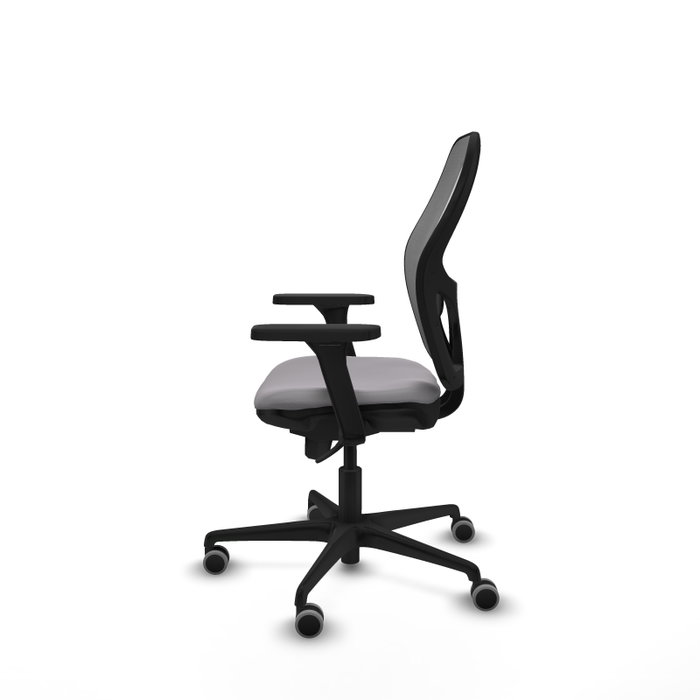 PIQUERAS Y CRESPO Silla de oficina Jorquera con mecanismo Sincro y Brazos 3D Gris