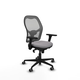 PIQUERAS Y CRESPO Silla de oficina Jorquera con mecanismo Sincro y Brazos 3D Gris
