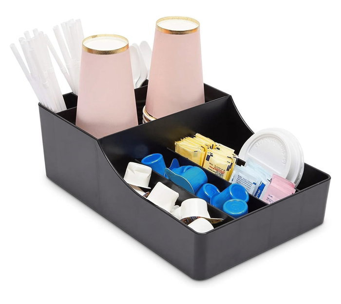 My Bar Organizador Accesorios Café/Infusiones 9 Secciones 30 x 20 x 10 cm (6 Unidades)