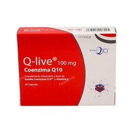 MARGAN Q-Live Coq10 100Mg. 30 Cap. Complemento Alimenticio Coenzima Q10 Ubiquinona