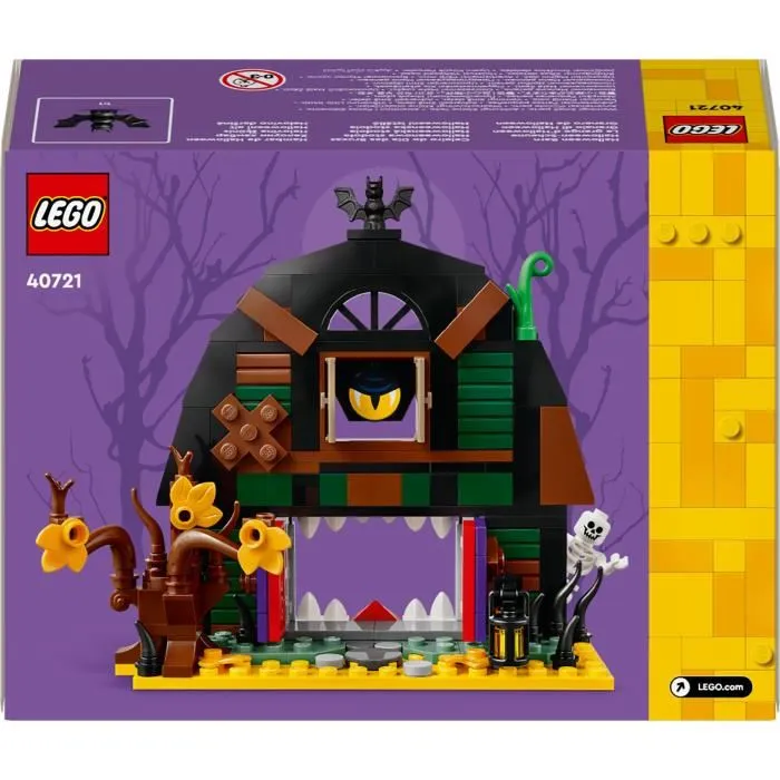 Lego 40721 Granero de Halloween Juguete de Construcción para Niños de 8 Años en Adelante Esqueleto