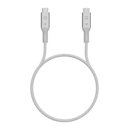 LINQ LQCU4100 Cable USB-C a USB-C 1 m, Blanco, 40 Gbps, 240W, Tipo C Macho a Macho
