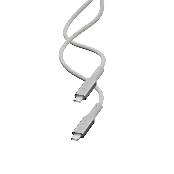 LINQ LQCU4100 Cable USB-C a USB-C 1 m, Blanco, 40 Gbps, 240W, Tipo C Macho a Macho