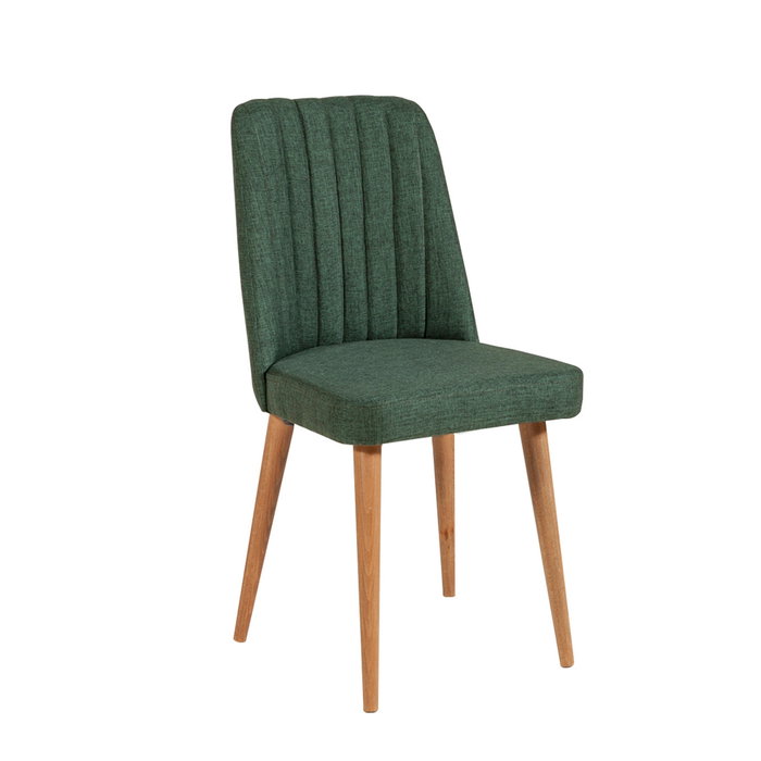 Hanah Home Juego de Mesa y Sillas Comedor Atlantic White-Green, Diseño Escandinavo