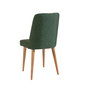 Hanah Home Juego de Mesa y Sillas Comedor Atlantic White-Green, Diseño Escandinavo