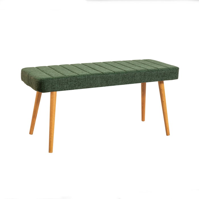 Hanah Home Juego de Mesa y Sillas Comedor Atlantic White-Green, Diseño Escandinavo