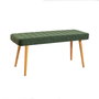 Hanah Home Juego de Mesa y Sillas Comedor Atlantic White-Green, Diseño Escandinavo