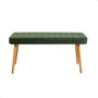 Hanah Home Juego de Mesa y Sillas Comedor Atlantic White-Green, Diseño Escandinavo
