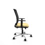 PIQUERAS Y CRESPO Silla de oficina Haches Sincro/Traslack Crema y Negro