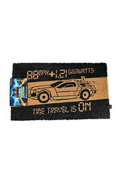 SD TOYS Felpudo Regreso al Futuro Fibra de Coco 60x40cm Base PVC