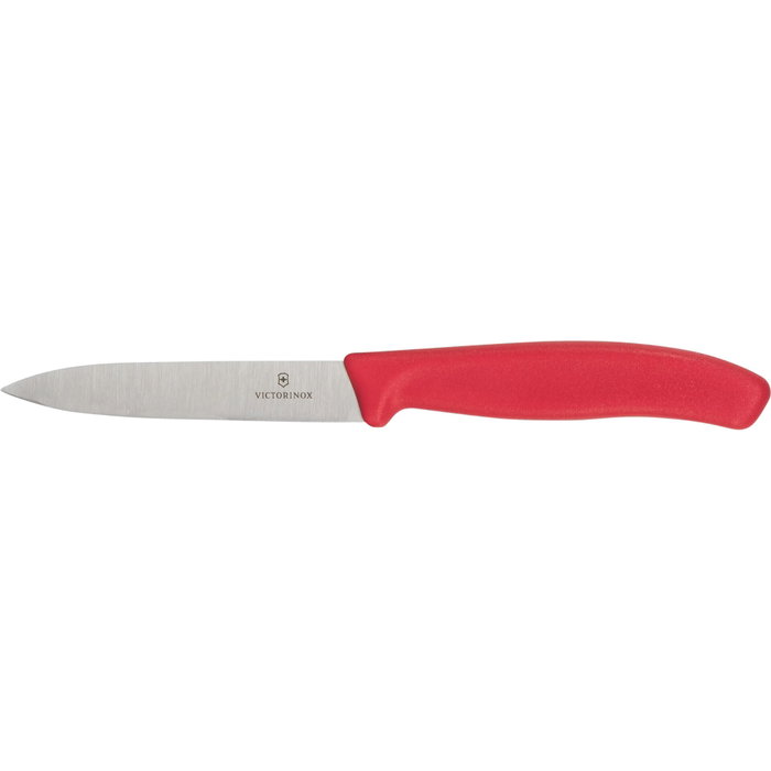 Victorinox Swiss Classic Cuchillo de vegetales 10 cm Rojo, de acero inoxidable Victorinox Swiss Classic Cuchillo de vegetales 10 cm Rojo, de acero inoxidable