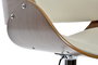 DKD Home Decor Taburete Moderno Crema Marron 53 x 101.5 x 54 cm