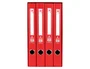 Liderpapel Modulo 4 archivadores folio 2 anillas mixtas 25mm rojo