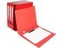 Liderpapel Modulo 4 archivadores folio 2 anillas mixtas 25mm rojo