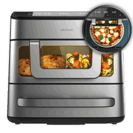 Cecotec Cecofry FoodCourt 18000 4Pizza Freidora de aire y horno de 18L