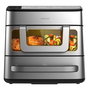 Cecotec Freidora de Aire y Horno Cecofry FoodCourt 18000 4Pizza 18L 2700W acero pantalla