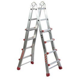 Homelux Escalera Telescópica Multiusos 8+8 Peldaños