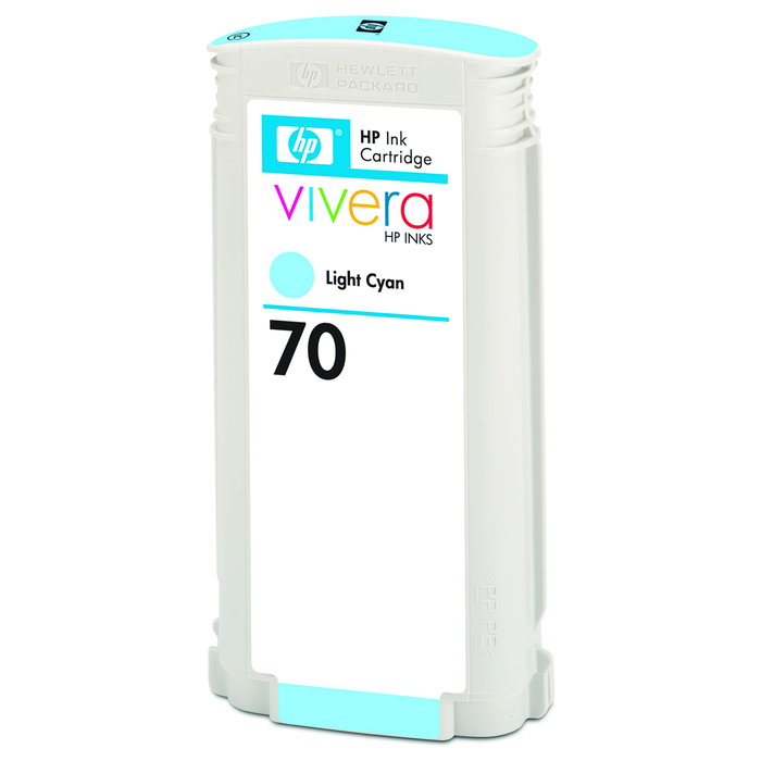 HP Cartucho de tinta 70 Cian claro 130 ml C9390A para DesignJet Z2100/Z3100/Z3200/Z5200 HP Cartucho de tinta 70 Cian claro 130 ml C9390A para DesignJet Z2100/Z3100/Z3200/Z5200