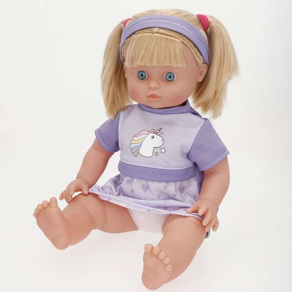 Color Baby Set de 2 Muñecas Bebé de 42 cm y 30 cm con Accesorios