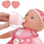 Color Baby Set de 2 Muñecas Bebé de 42 cm y 30 cm con Accesorios