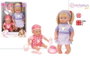 Color Baby Set de 2 Muñecas Bebé de 42 cm y 30 cm con Accesorios