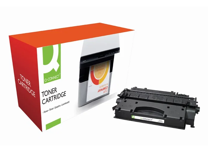 Q-connect Tóner compatible HP CE505X Negro para LaserJet