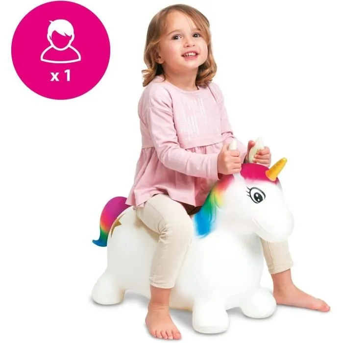 Mondo Unicornio saltarín a caballo para montar PVC hasta 30 kg
