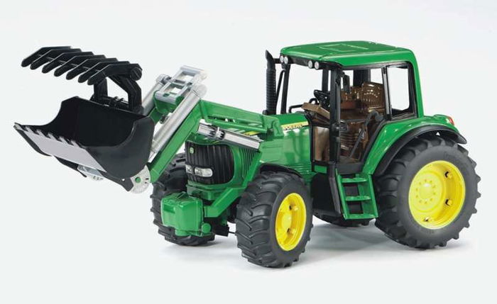 Bruder Tractor John Deere 6920 con Pala Frontal 39x16x17 cm