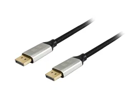 Equip Cable DisplayPort 1.4 2m 8K/60Hz Negro/Aluminio