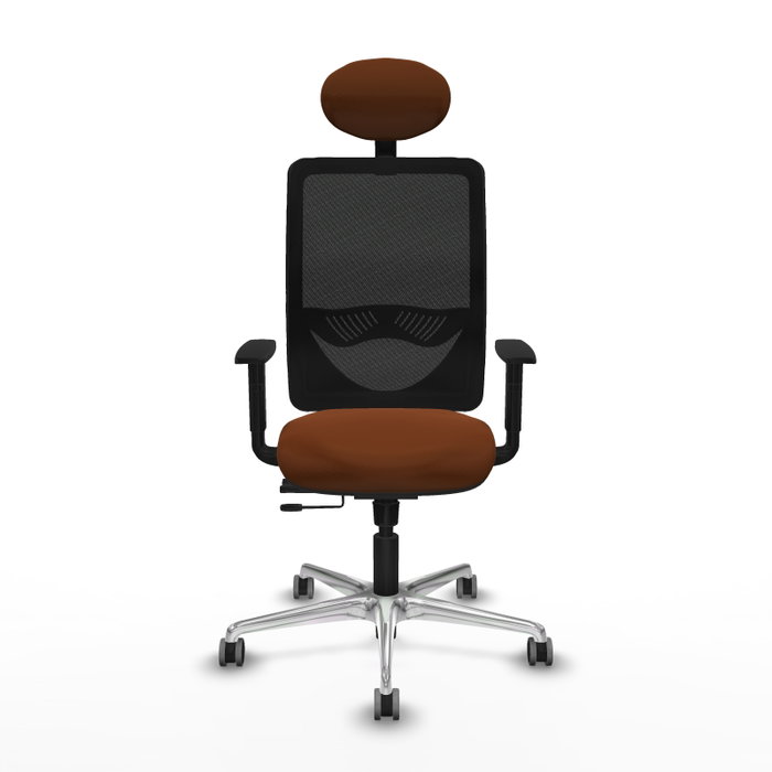 PIQUERAS Y CRESPO Silla de oficina Zulema con mecanismo Sincro/Traslack Marrón y Negro PIQUERAS Y CRESPO Silla de oficina Zulema con mecanismo Sincro/Traslack Marrón y Negro