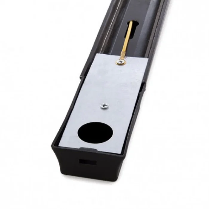 BX3 Light Carril Monofásico para Focos LED, 2 Metros, Negro, Perfil Aluminio, Sistema Iluminación Modular Profesional [BX3-218000CARRIL-N2M]