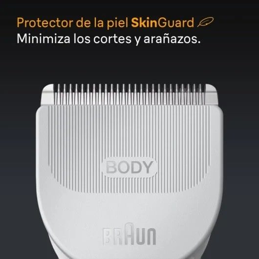 Braun Recortador de Pelo Corporal - Hasta 100 Minutos de Autonomía