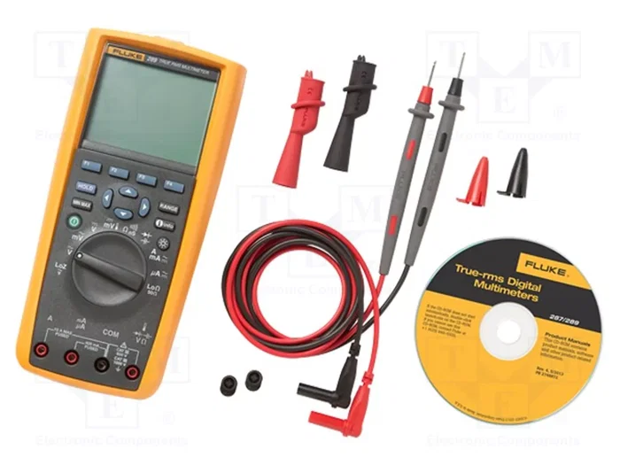 FLUKE Multímetro Digital FLK-289 con Pantalla LCD TFT 2,2 pulg. FLUKE Multímetro Digital FLK-289 con Pantalla LCD TFT 2,2 pulg.