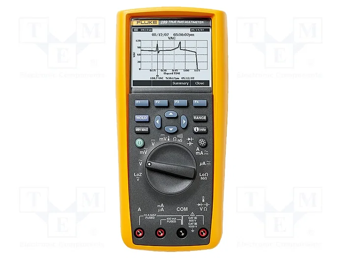 FLUKE Multímetro Digital FLK-289 con Pantalla LCD TFT 2,2 pulg. FLUKE Multímetro Digital FLK-289 con Pantalla LCD TFT 2,2 pulg.