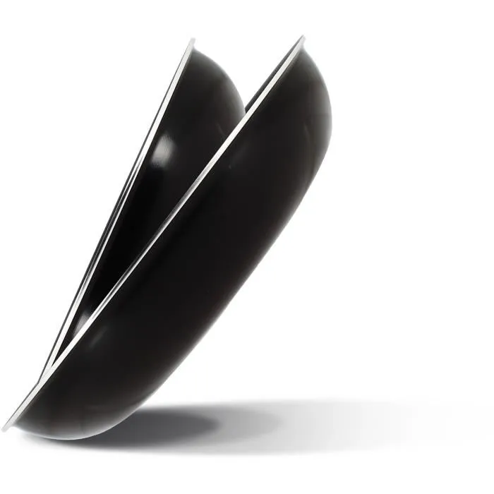 Menastyl 6020437 Batería de Cocina para Inducción de Aluminio Antiadherente, 5 Piezas, Mango Extraíble, Negro