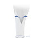 DeLOCK Funda trenzada con cierre de gancho y lazo 10 m x 32 mm Blanco