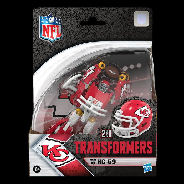 Transformers x NFL Figura Kansas City Chiefs: KC-59 14 cm Transformers x NFL Figura Kansas City Chiefs: KC-59 14 cm