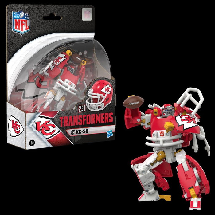 Transformers x NFL Figura Kansas City Chiefs: KC-59 14 cm Transformers x NFL Figura Kansas City Chiefs: KC-59 14 cm