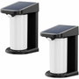 Lumisky Juego de 2 focos solares LUSTY con detector de movimiento y LED blanco