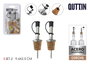 Quttin Set de 24 Tapones Vertedores para Corcho y Tapas Quttin